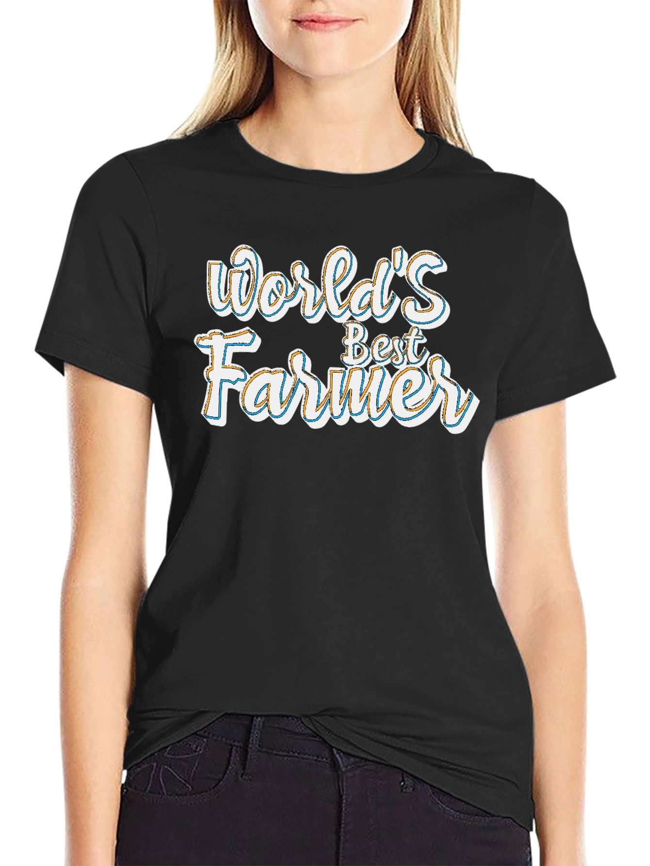 Worlds Best Farmer Graphic T-Shirt