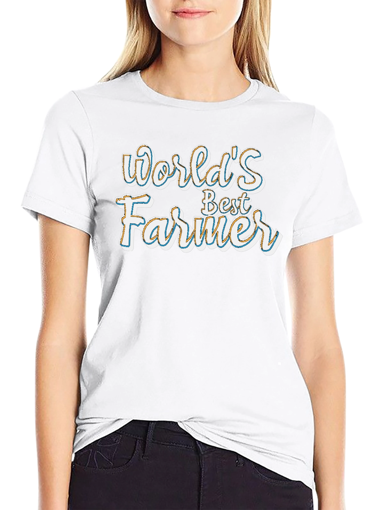 Worlds Best Farmer Graphic T-Shirt