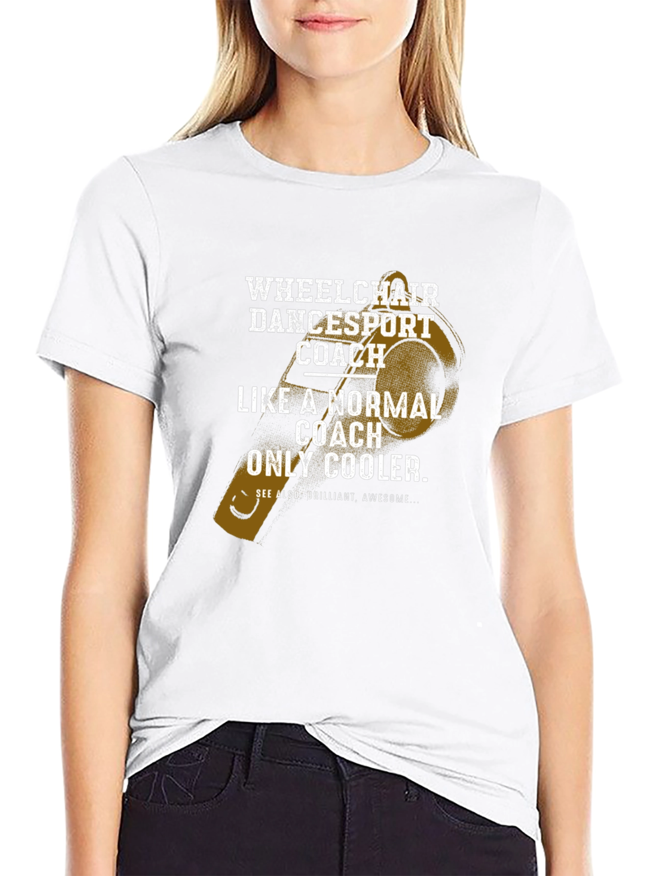 Wheelchair Dancesport Coach T-Shirt