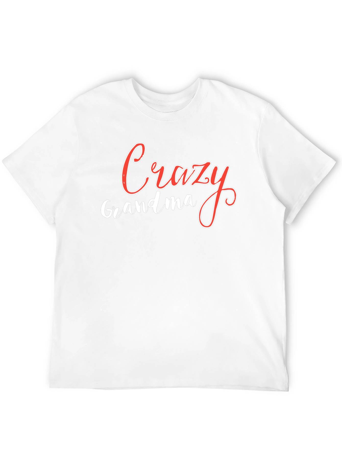 Crazy Grandma Graphic Tee - Novelty T-Shirt