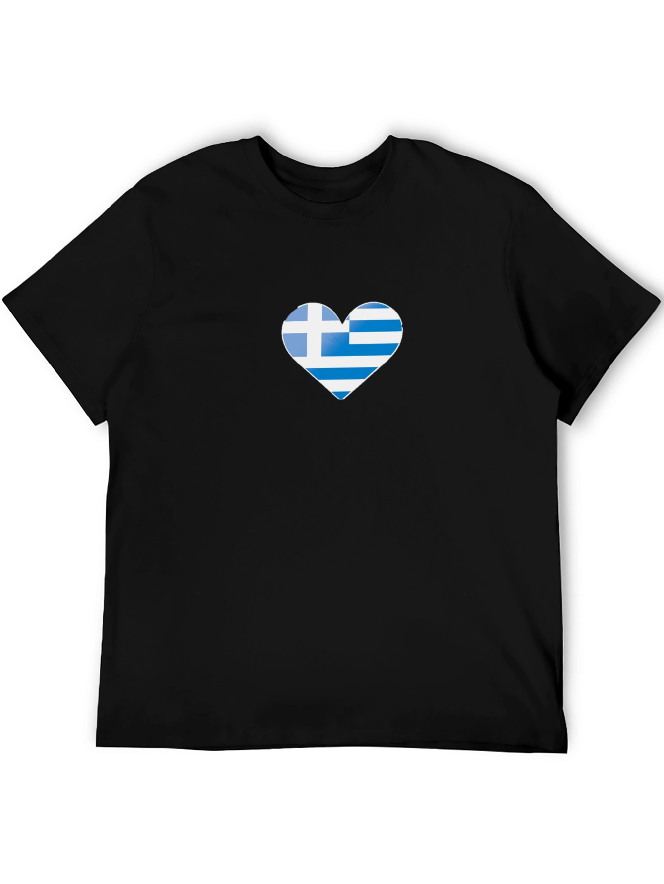Greek Flag Heart T-Shirt