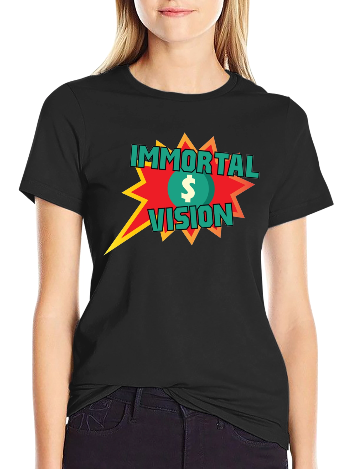 Immortal Vision Graphic T-Shirt - Black