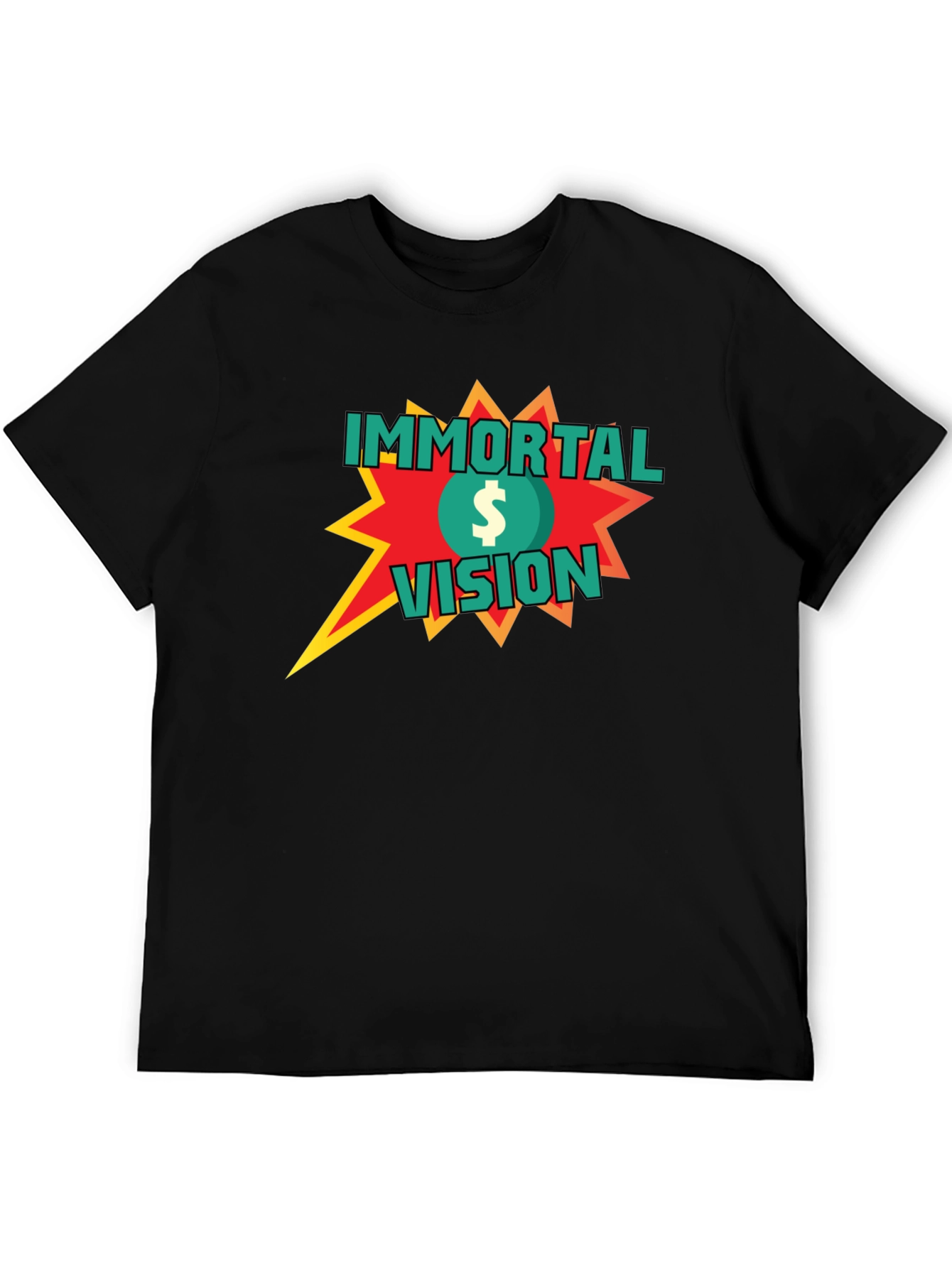 Immortal Vision Graphic T-Shirt - Black