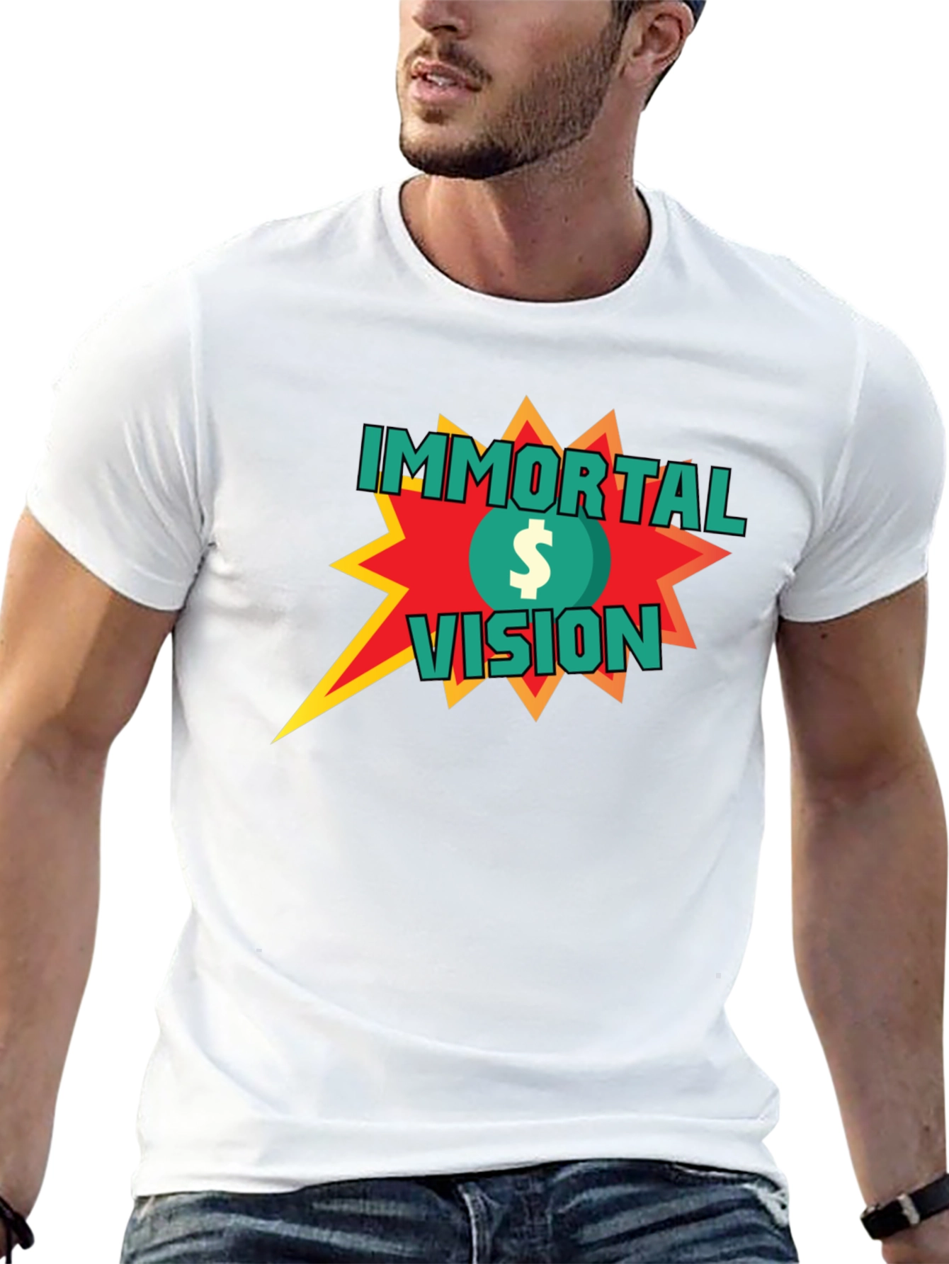 Immortal Vision Graphic T-Shirt - Black