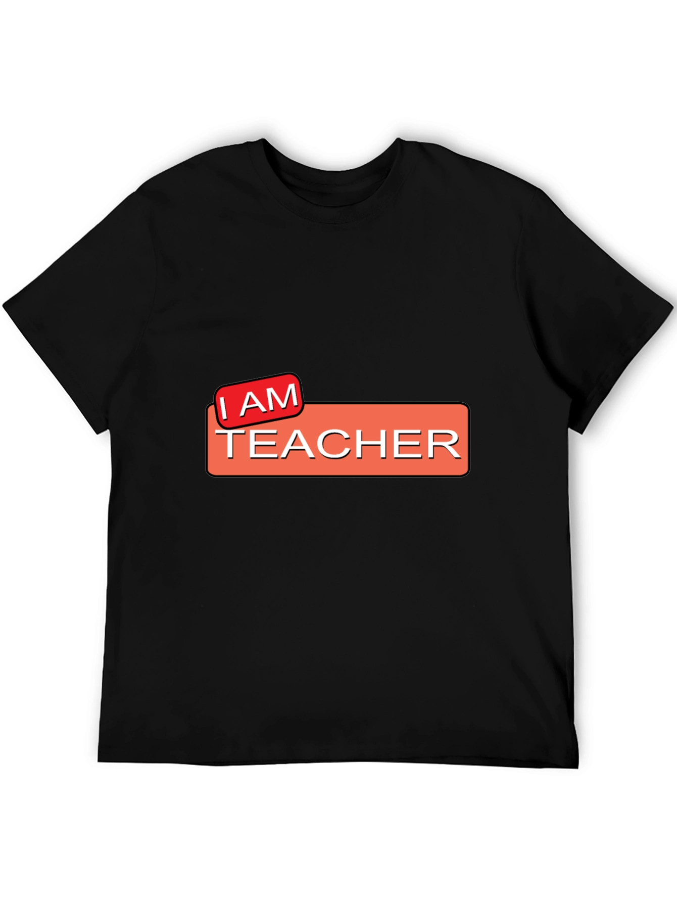 I AM TEACHER Graphic Tee - Black