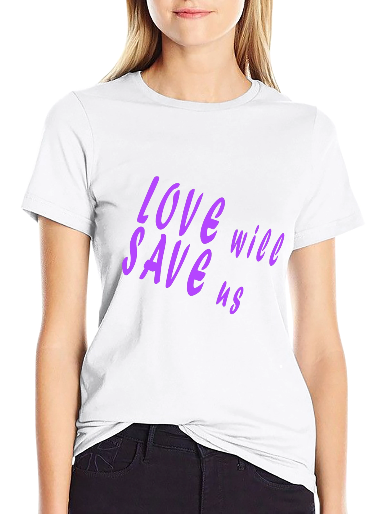 Love Will Save Us Black T-Shirt