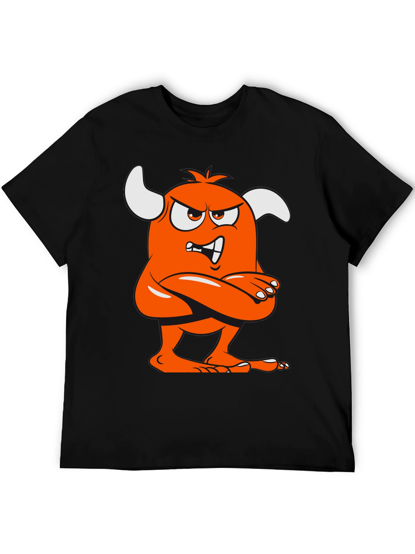 Monster Graphic Black T-Shirt