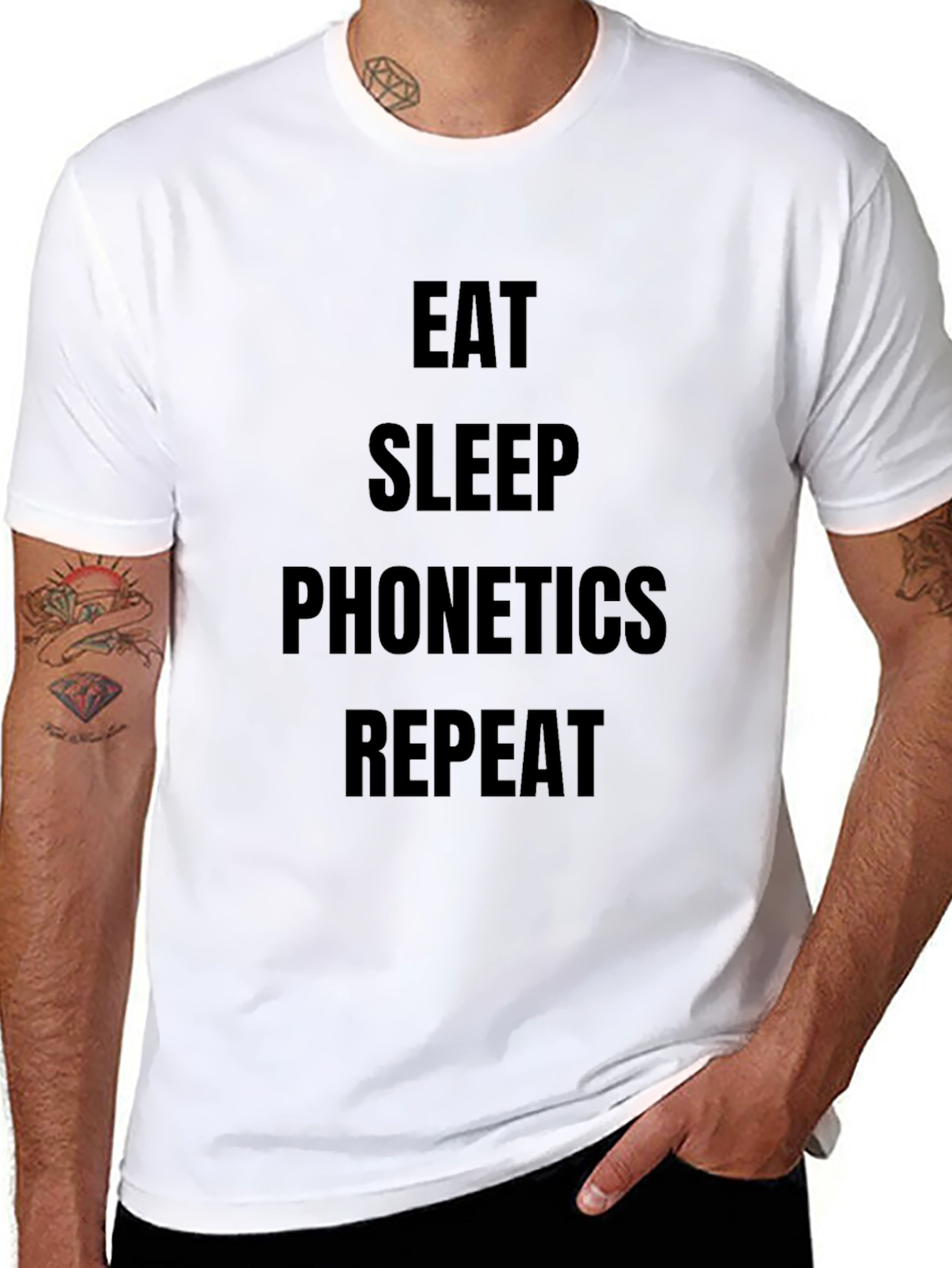 Eat Sleep Phonetics Repeat T-Shirt
