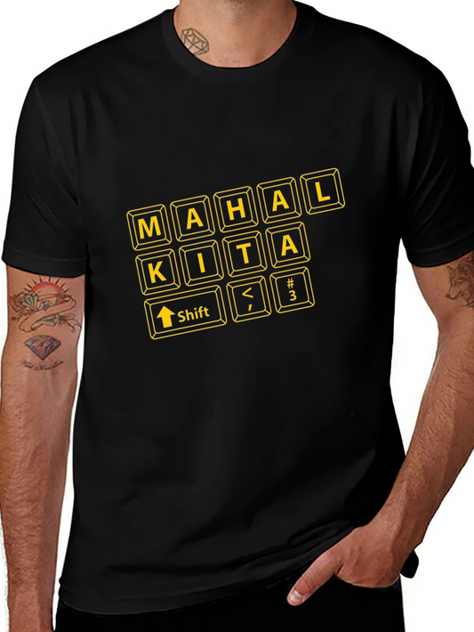 Mahal Kita Keyboard Tee - Filipino Love Shirt
