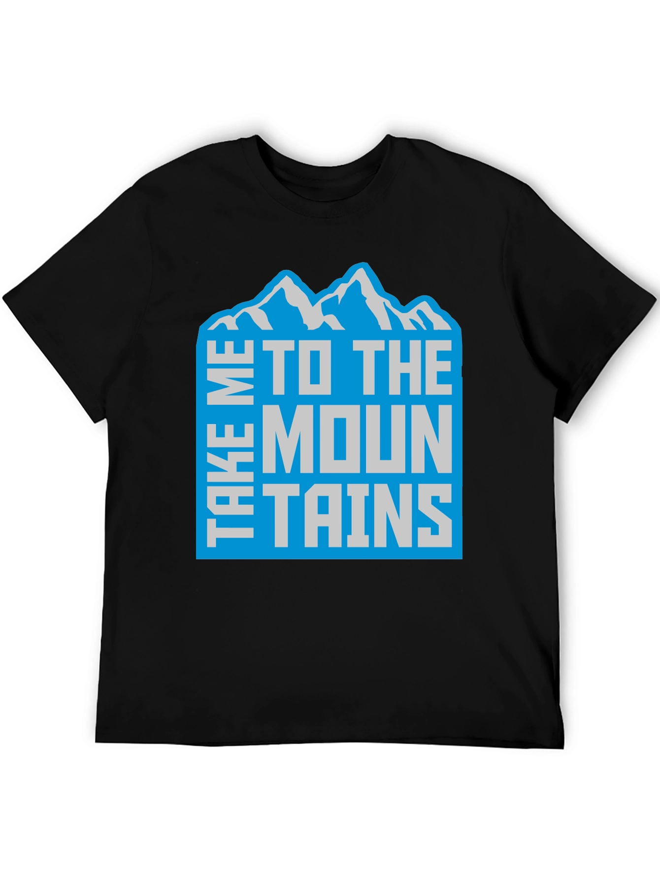 Take Me To The Mountains T-Shirt Black