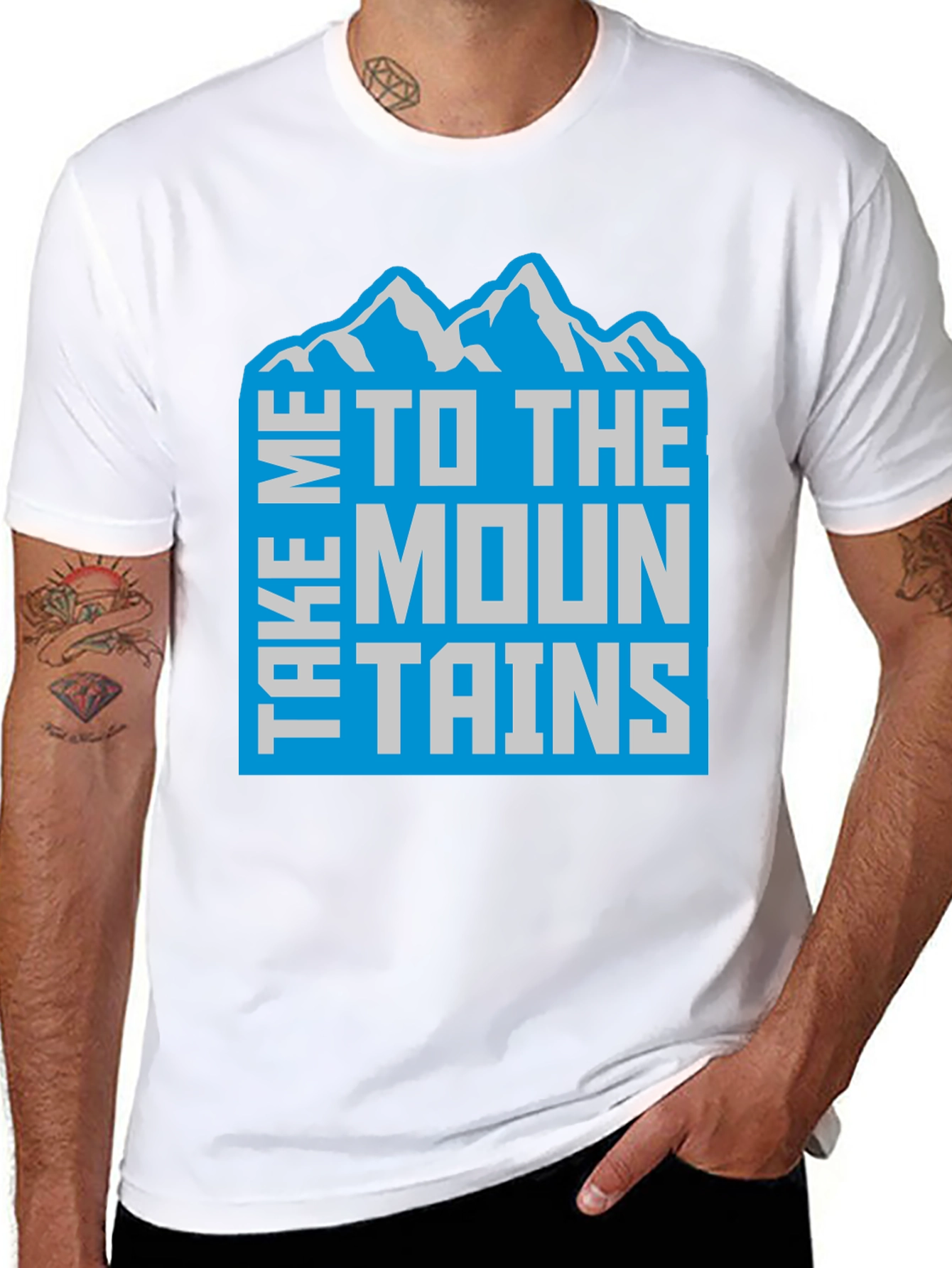 Take Me To The Mountains T-Shirt Black