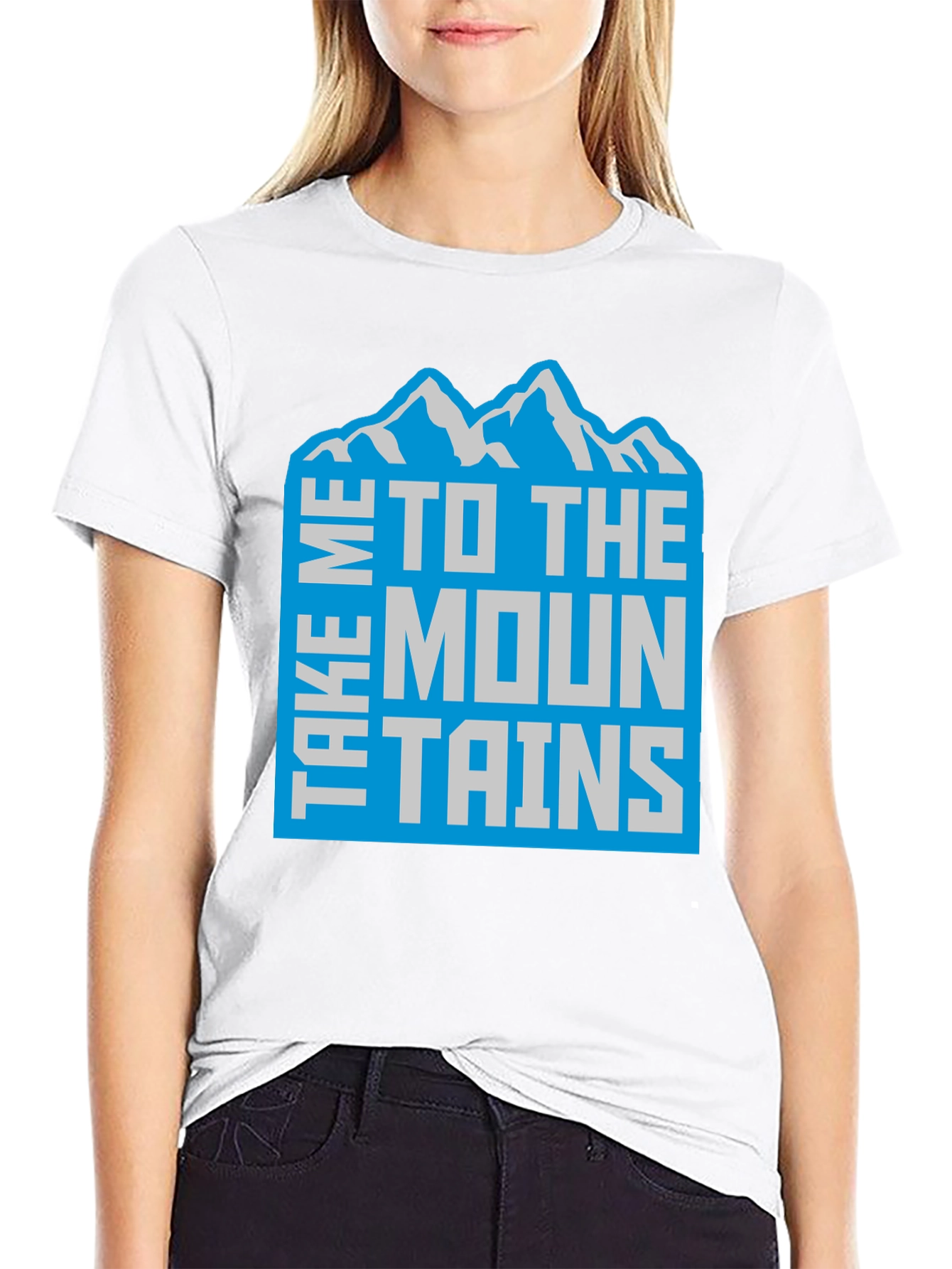 Take Me To The Mountains T-Shirt Black