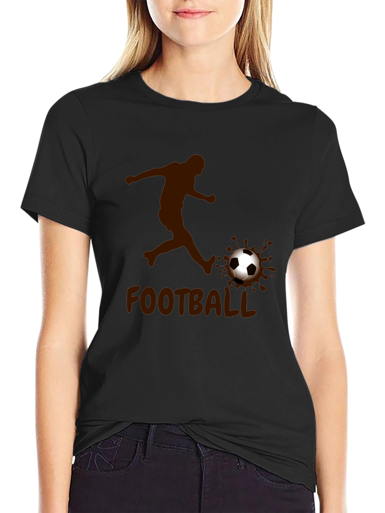 Football Soccer Player Graphic T-Shirt