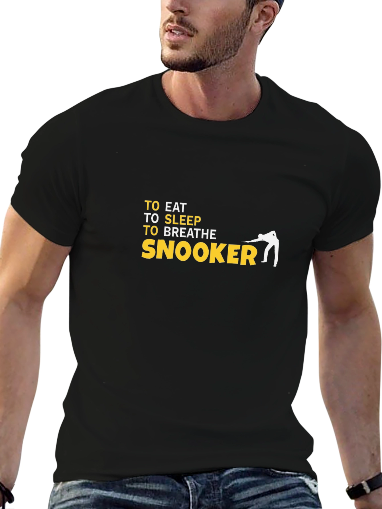 Snooker T-Shirt - Eat Sleep Breathe Snooker!
