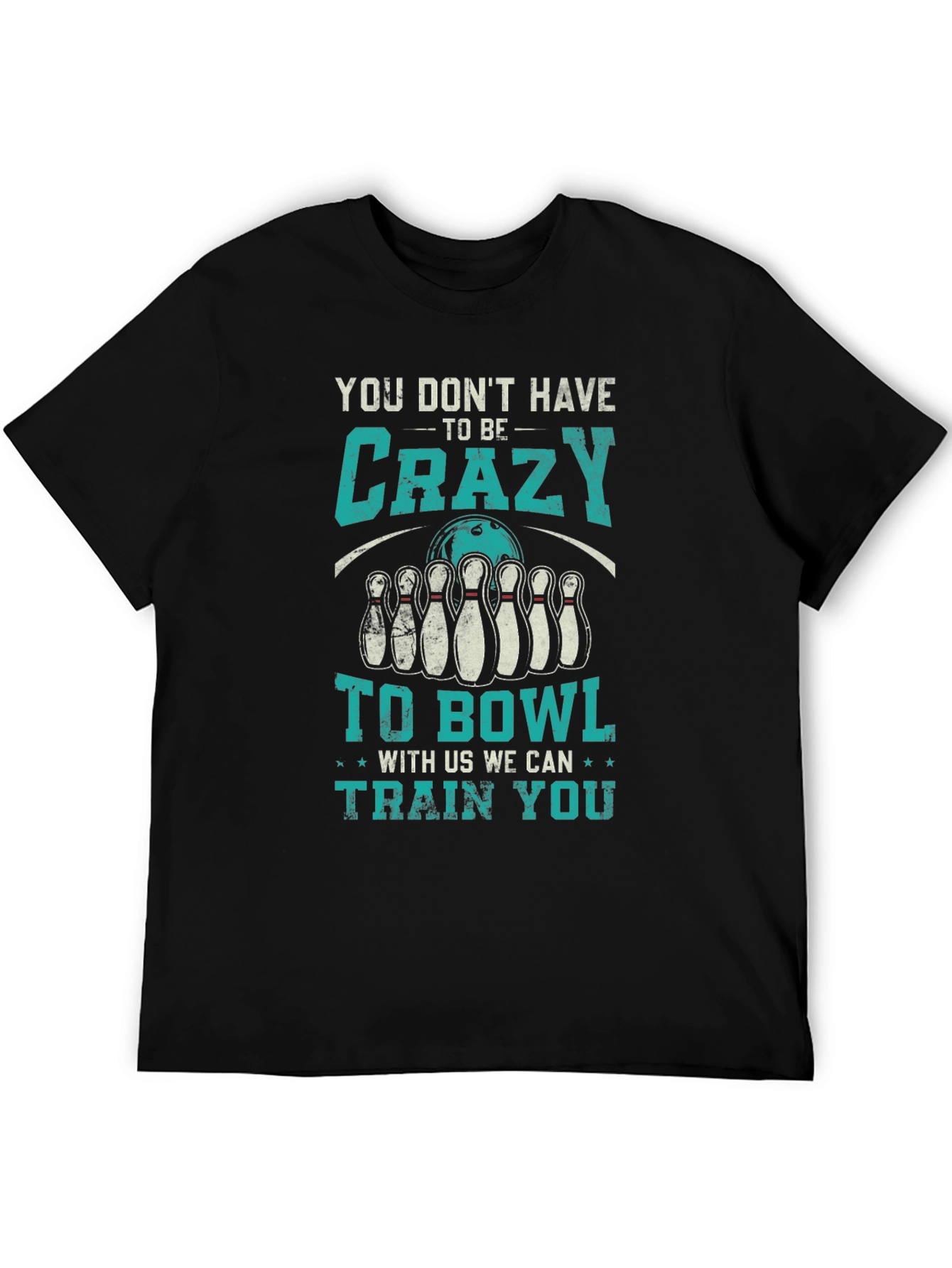 Crazy to Bowl Graphic T-Shirt