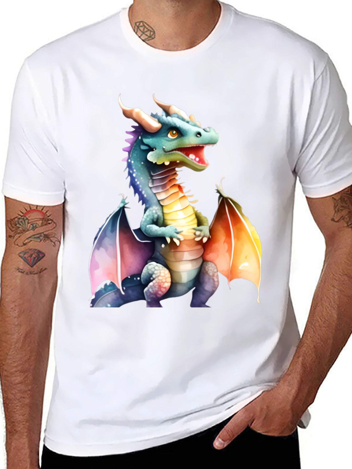 Cool Dragon Graphic Tee - Unisex