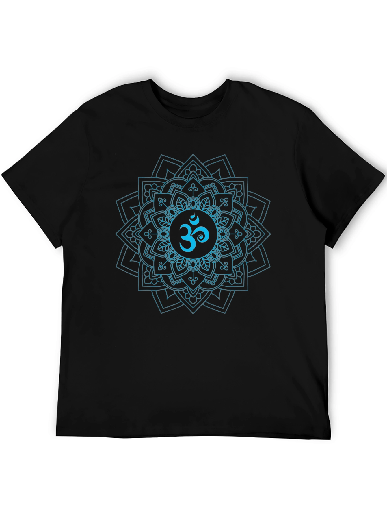 Om Mandala T-Shirt - Black Yoga Tee