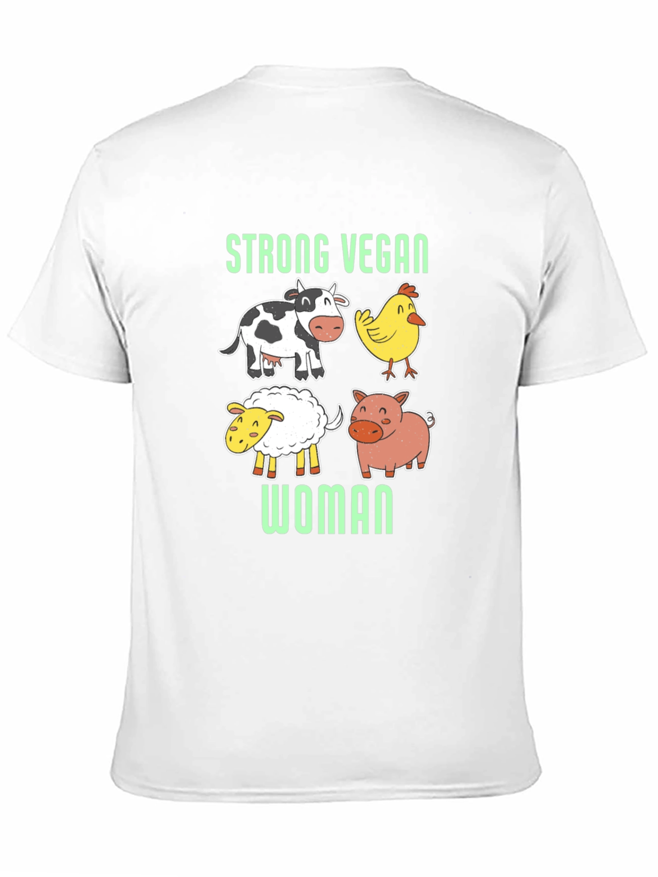 Strong Vegan Woman T-Shirt