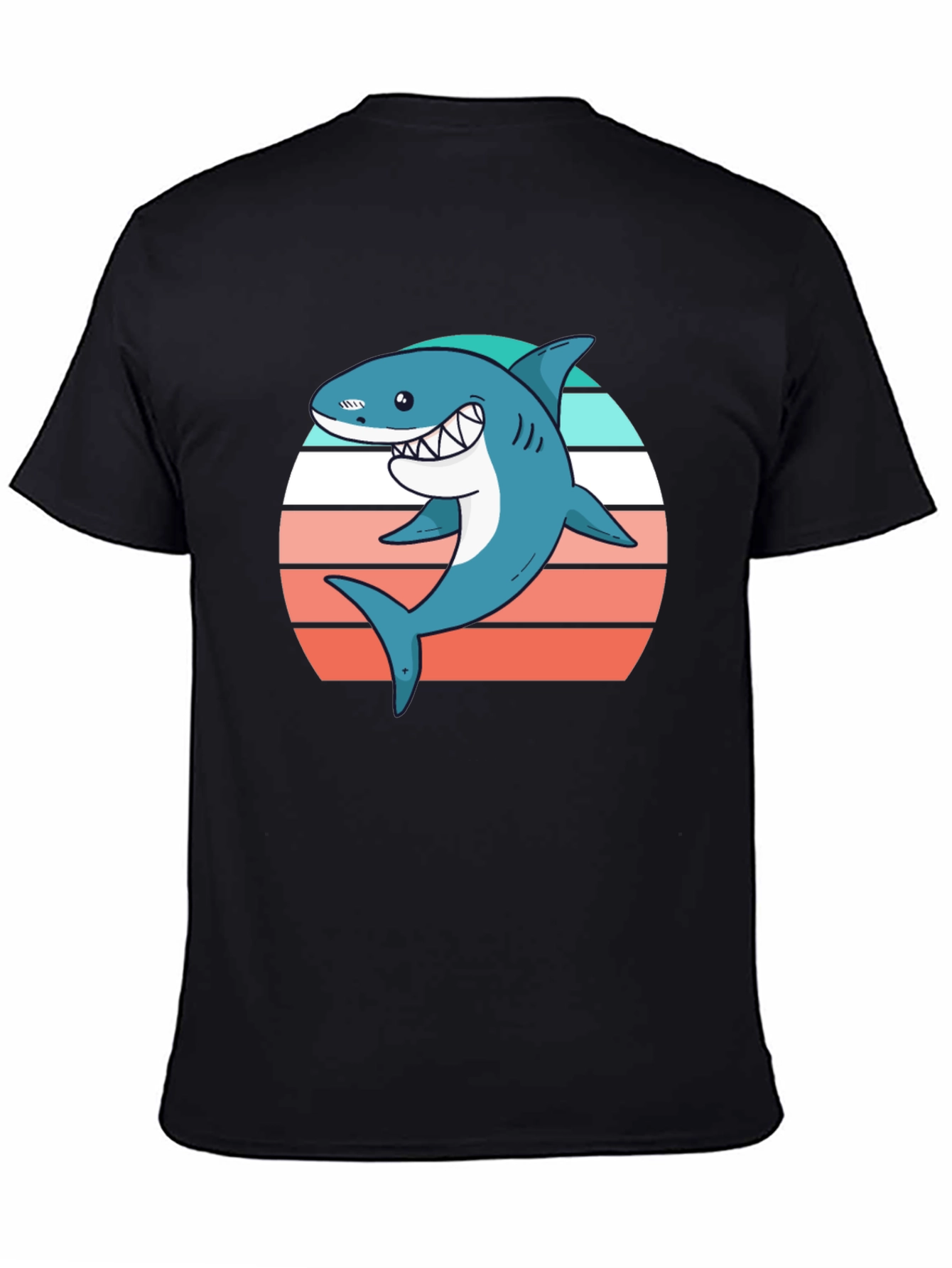 Shark Graphic Tee - Retro Summer Vibes