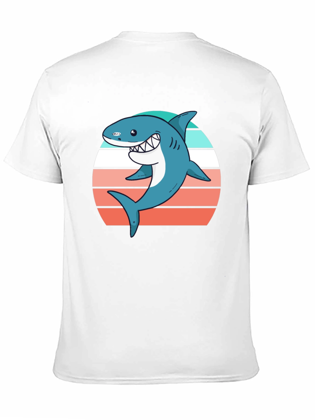 Shark Graphic Tee - Retro Summer Vibes