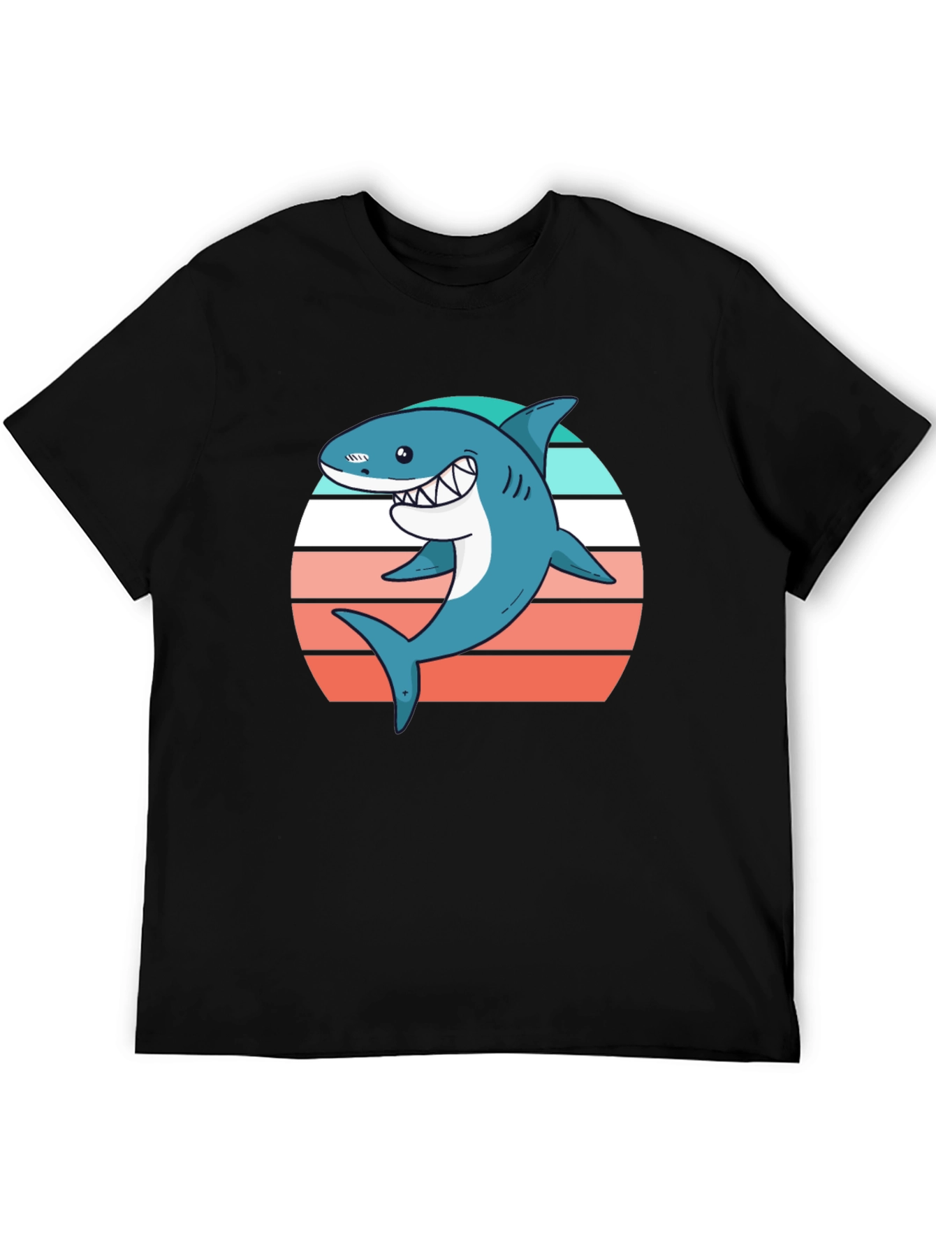 Shark Graphic Tee - Retro Summer Vibes
