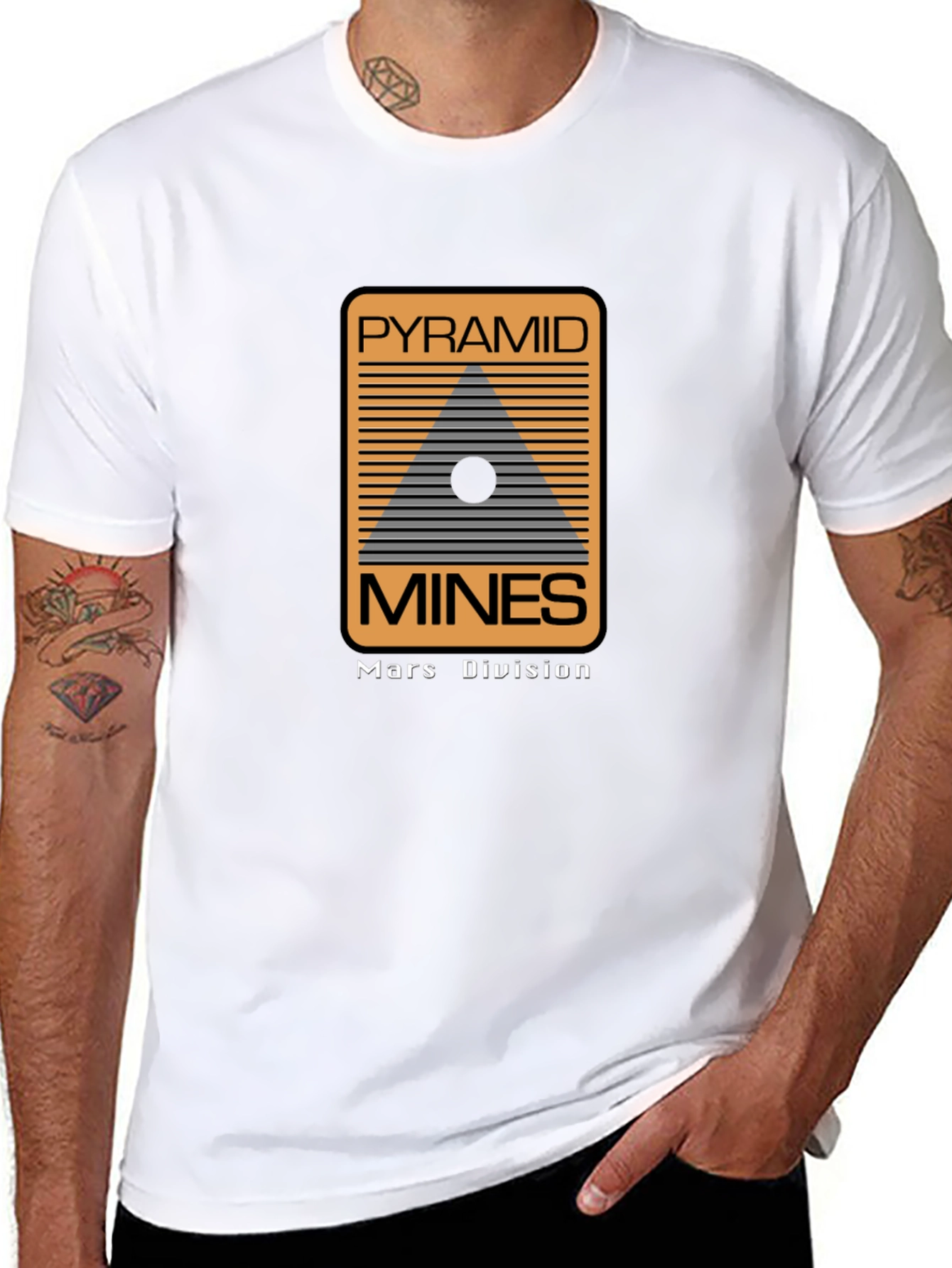 Pyramid Mines Mars Division Black T-Shirt