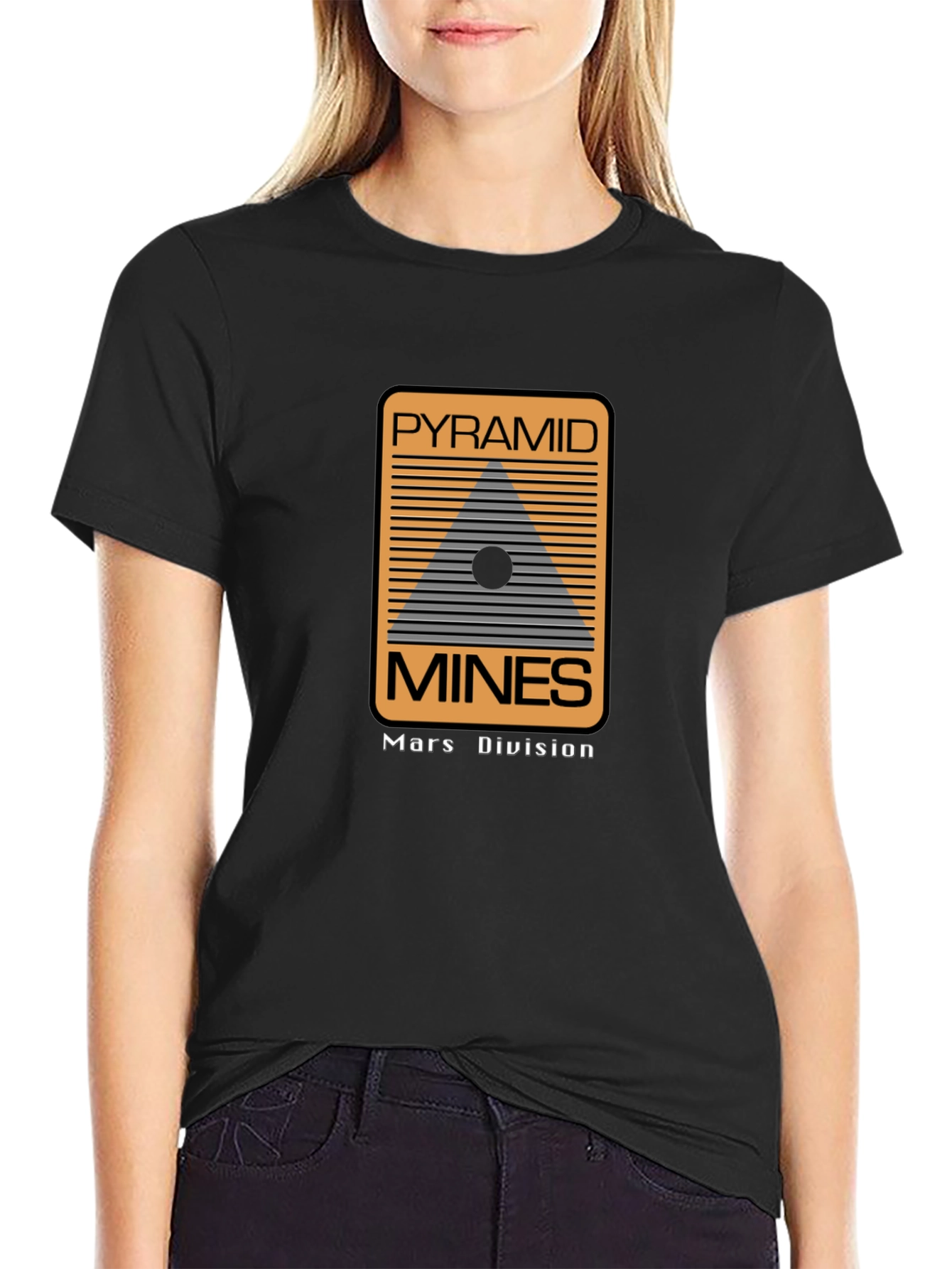 Pyramid Mines Mars Division Black T-Shirt