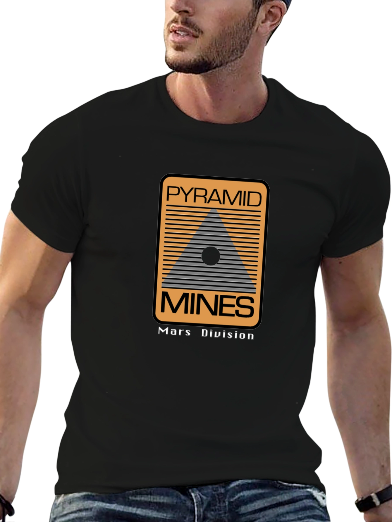 Pyramid Mines Mars Division Black T-Shirt