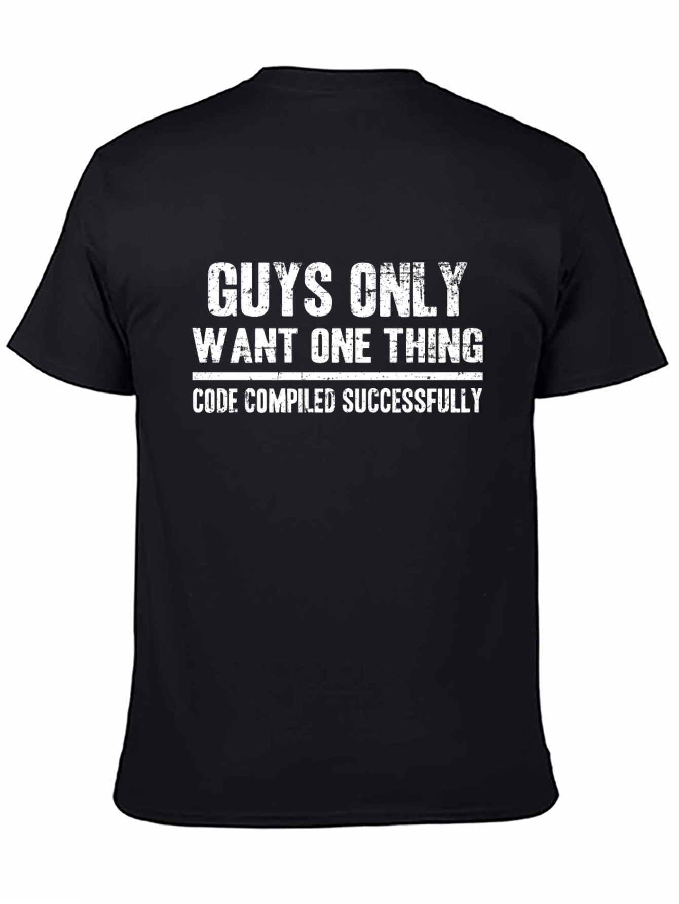Code Compiled Successfully Mens Black T-Shirt