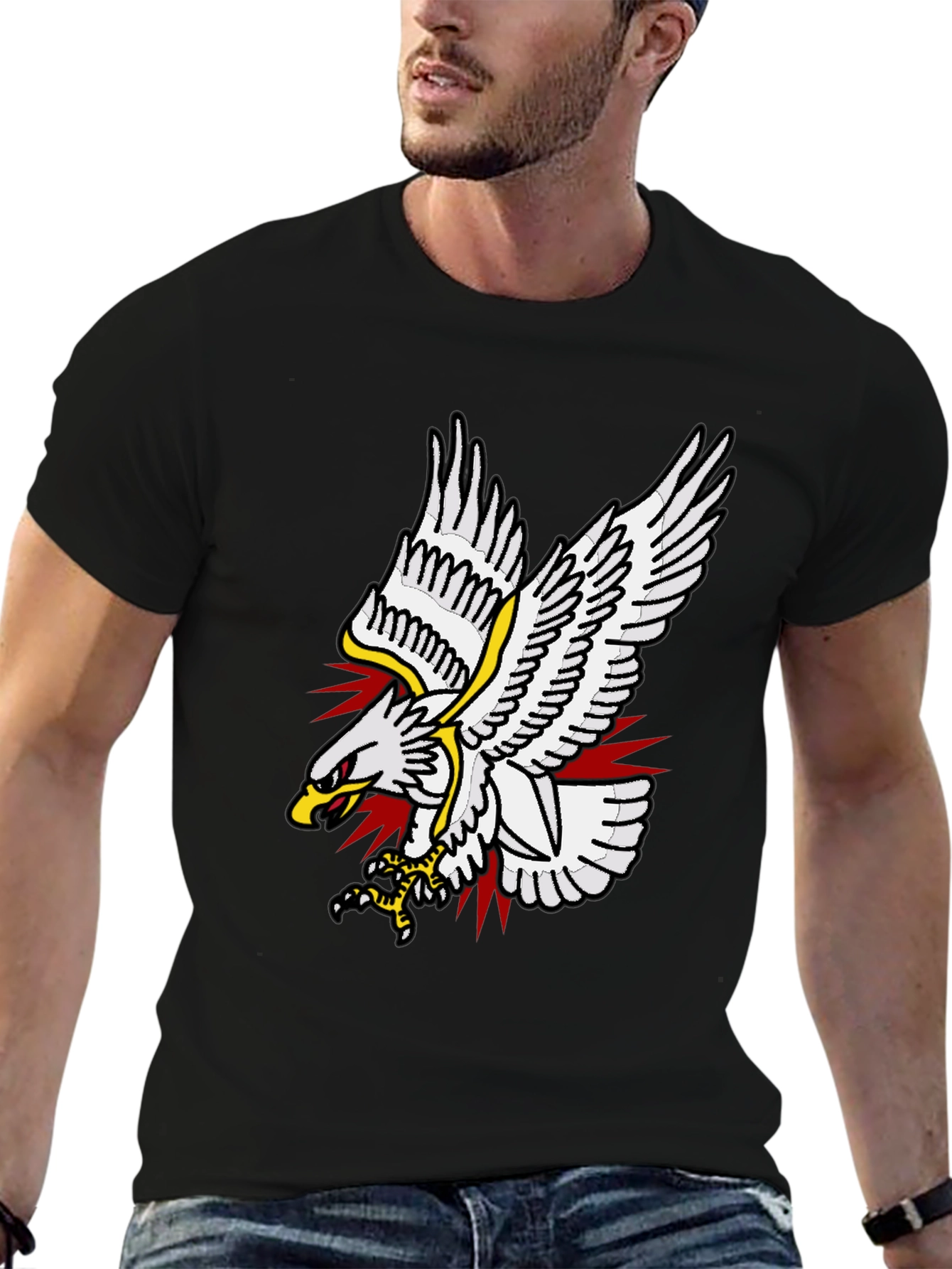 Eagle Graphic Tee - Bold Patriotic Design
