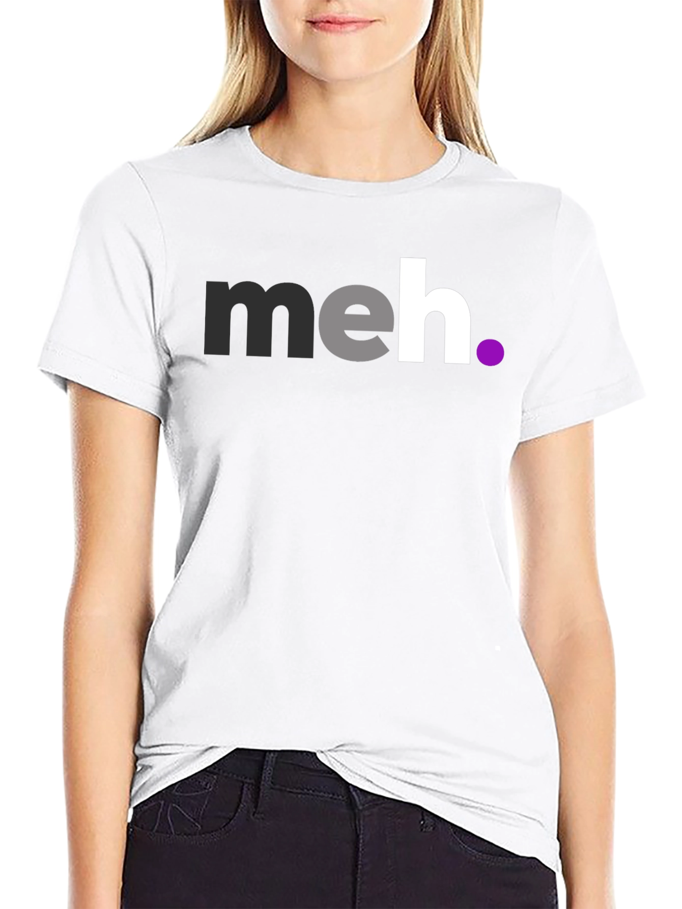 Meh T-Shirt - Casual Graphic Tee