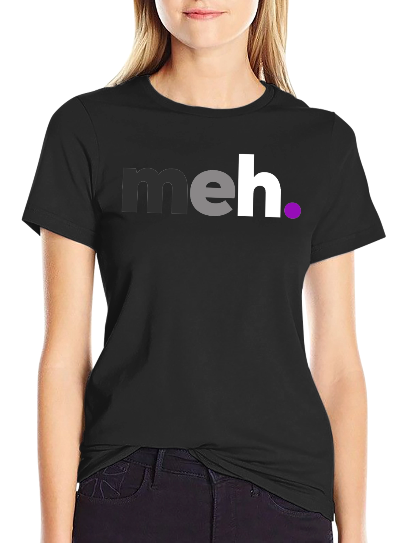 Meh T-Shirt - Casual Graphic Tee