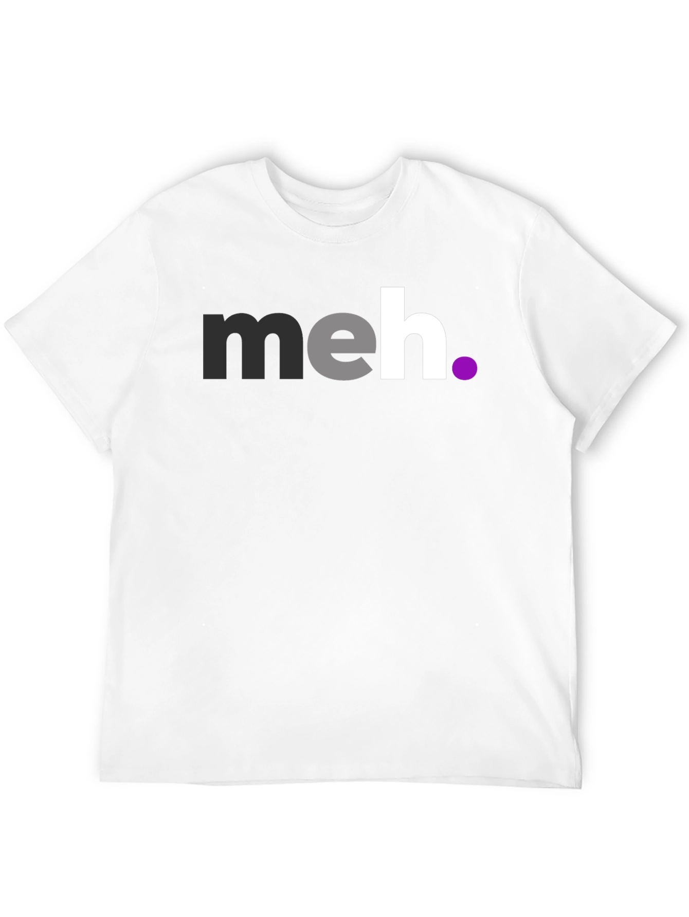Meh T-Shirt - Casual Graphic Tee