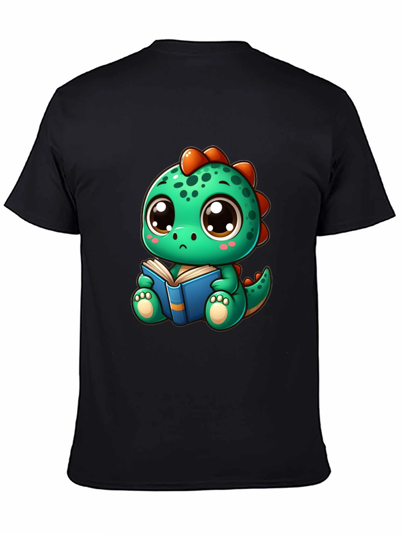 Cute Dino Reading Book T-Shirt