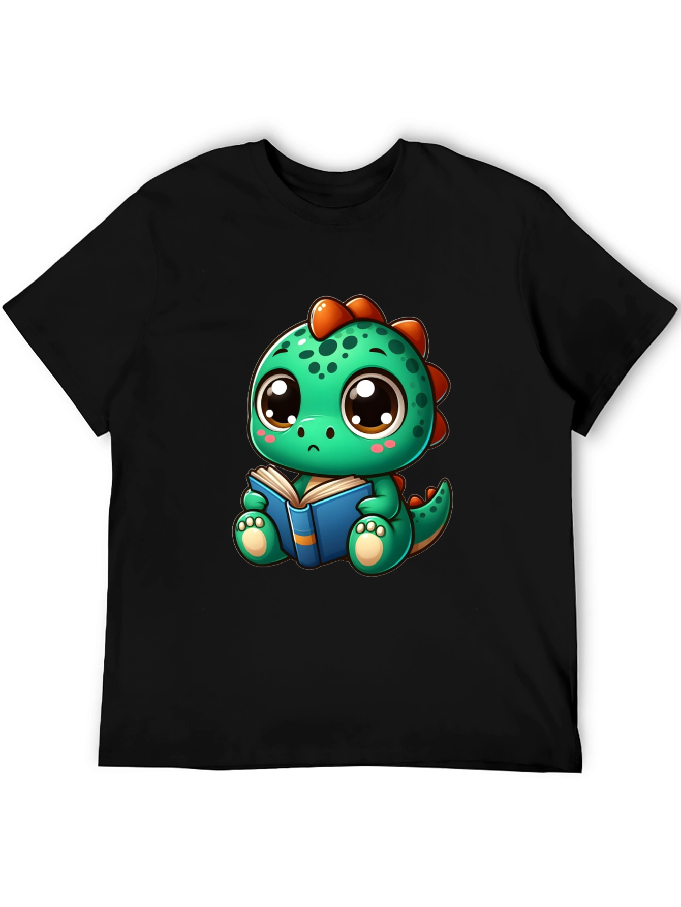 Cute Dino Reading Book T-Shirt