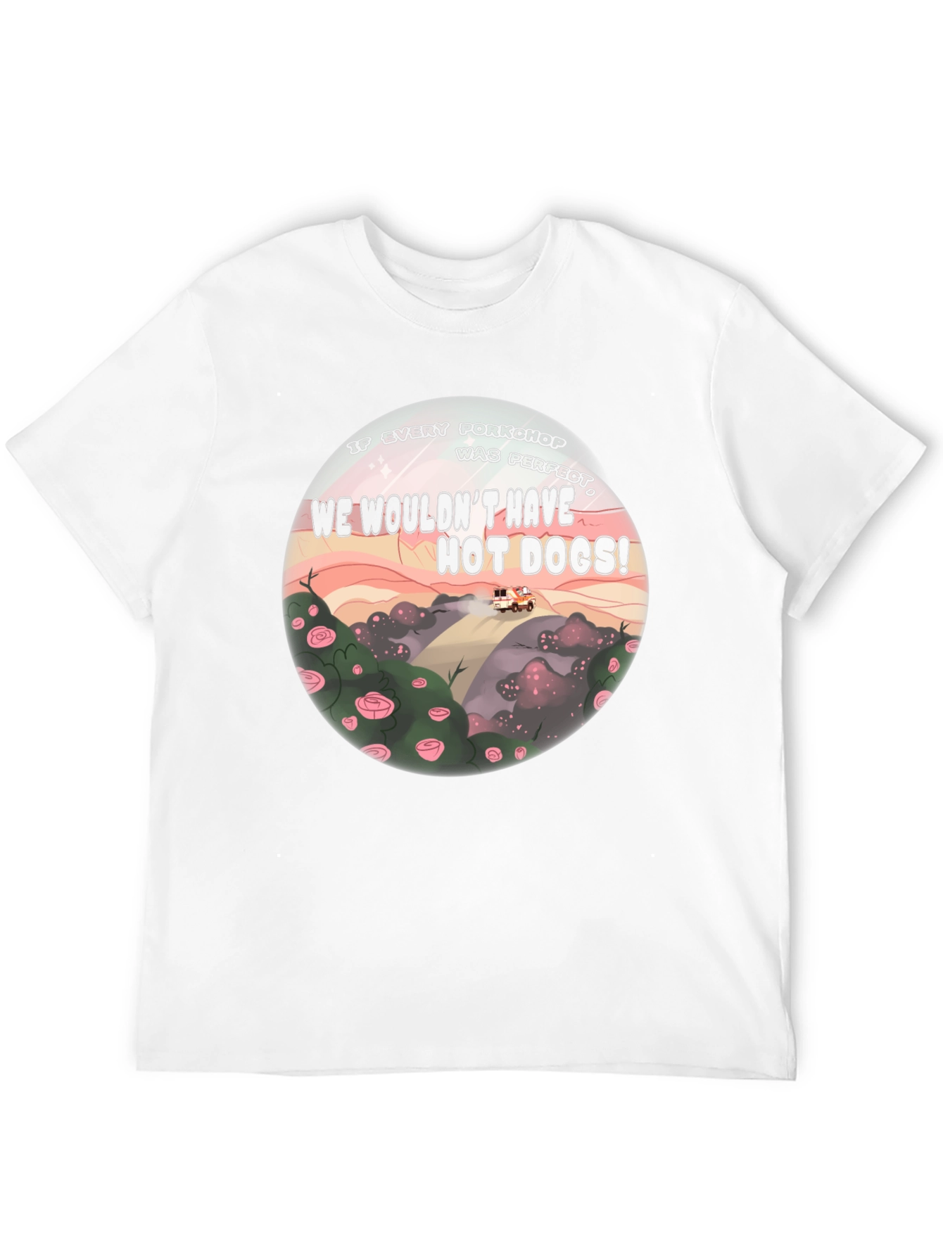 If Every Porkchop Was Perfect Black T-Shirt