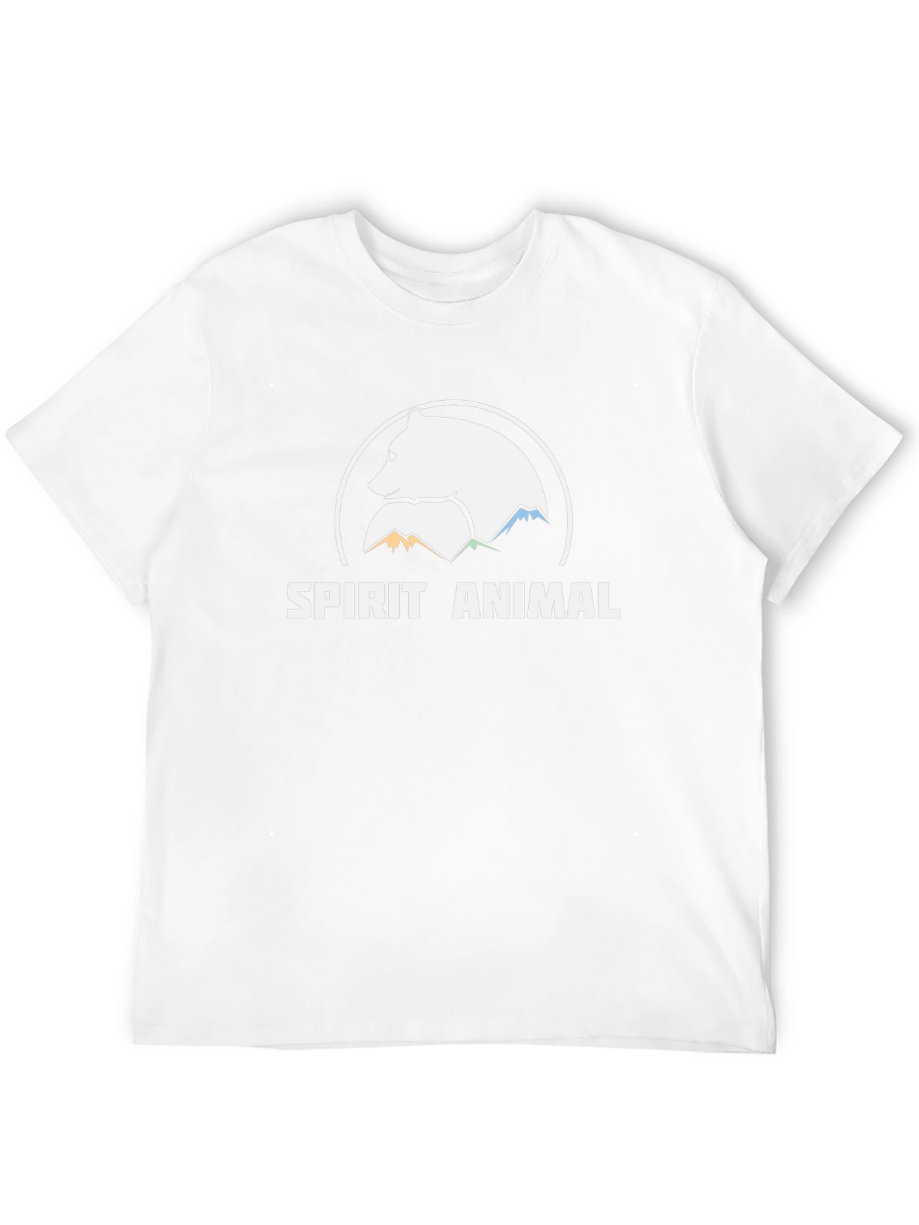 Spirit Animal Bear Graphic Tee - Unisex Cotton T-Shirt