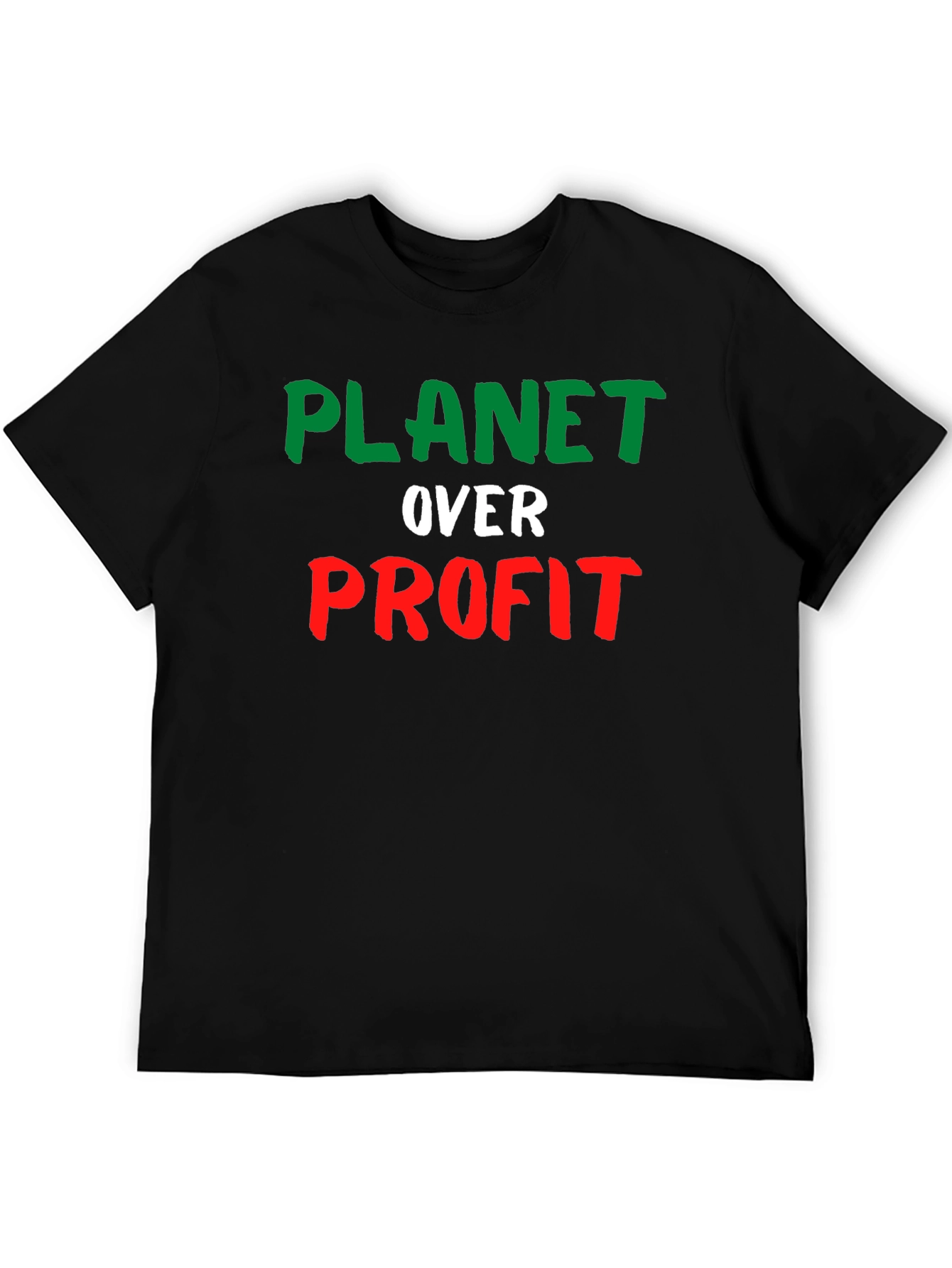 Planet Over Profit Graphic T-Shirt - Eco Friendly