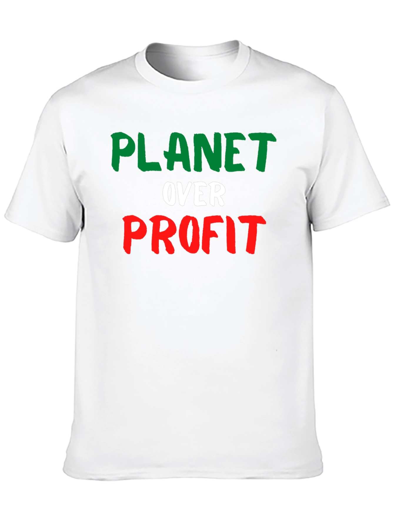Planet Over Profit Graphic T-Shirt - Eco Friendly