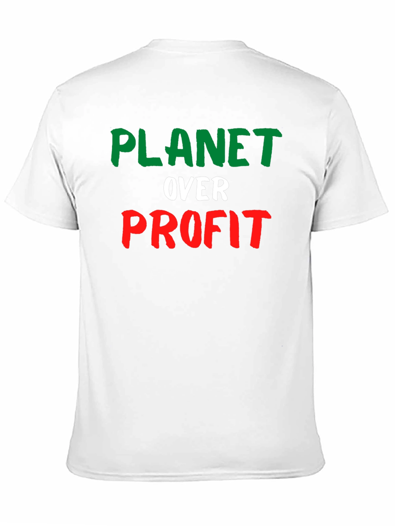 Planet Over Profit Graphic T-Shirt - Eco Friendly