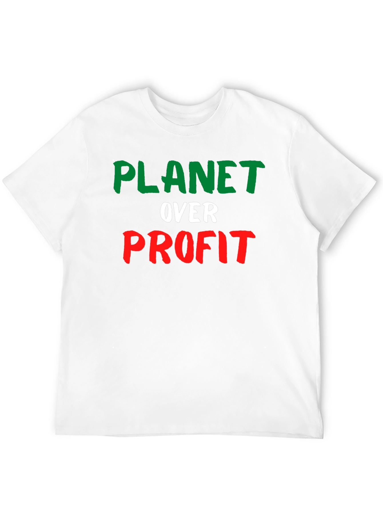 Planet Over Profit Graphic T-Shirt - Eco Friendly