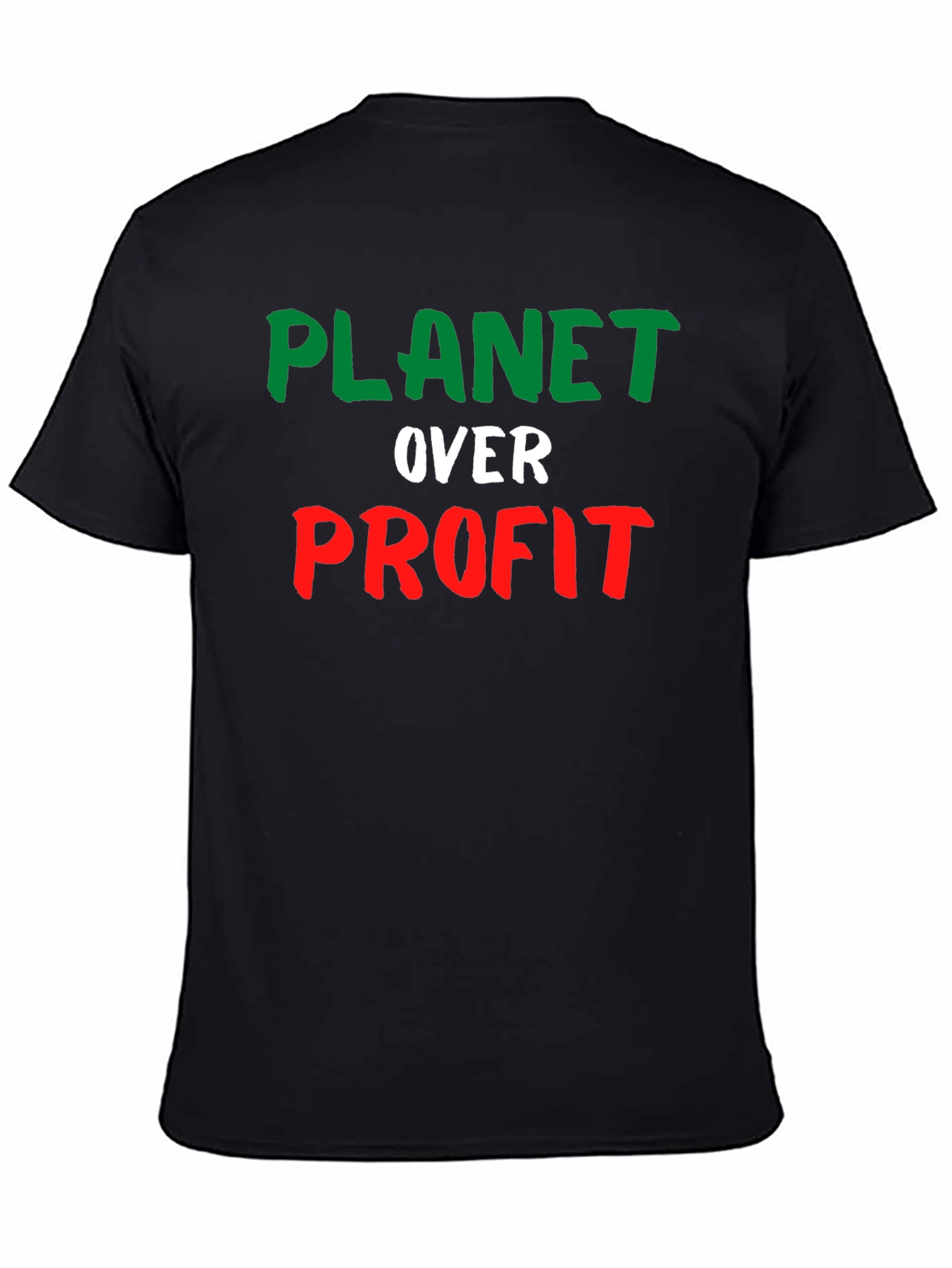 Planet Over Profit Graphic T-Shirt - Eco Friendly
