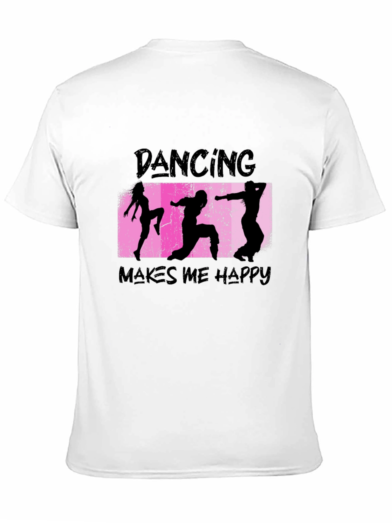 Dancing Makes Me Happy Black T-Shirt