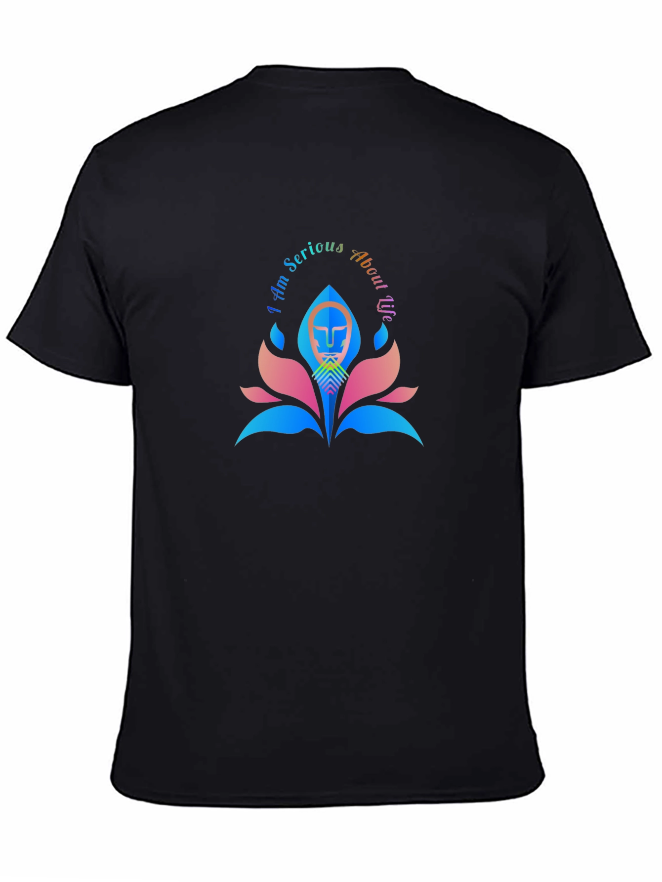 I Am Serious About Us Graphic Tee - Black