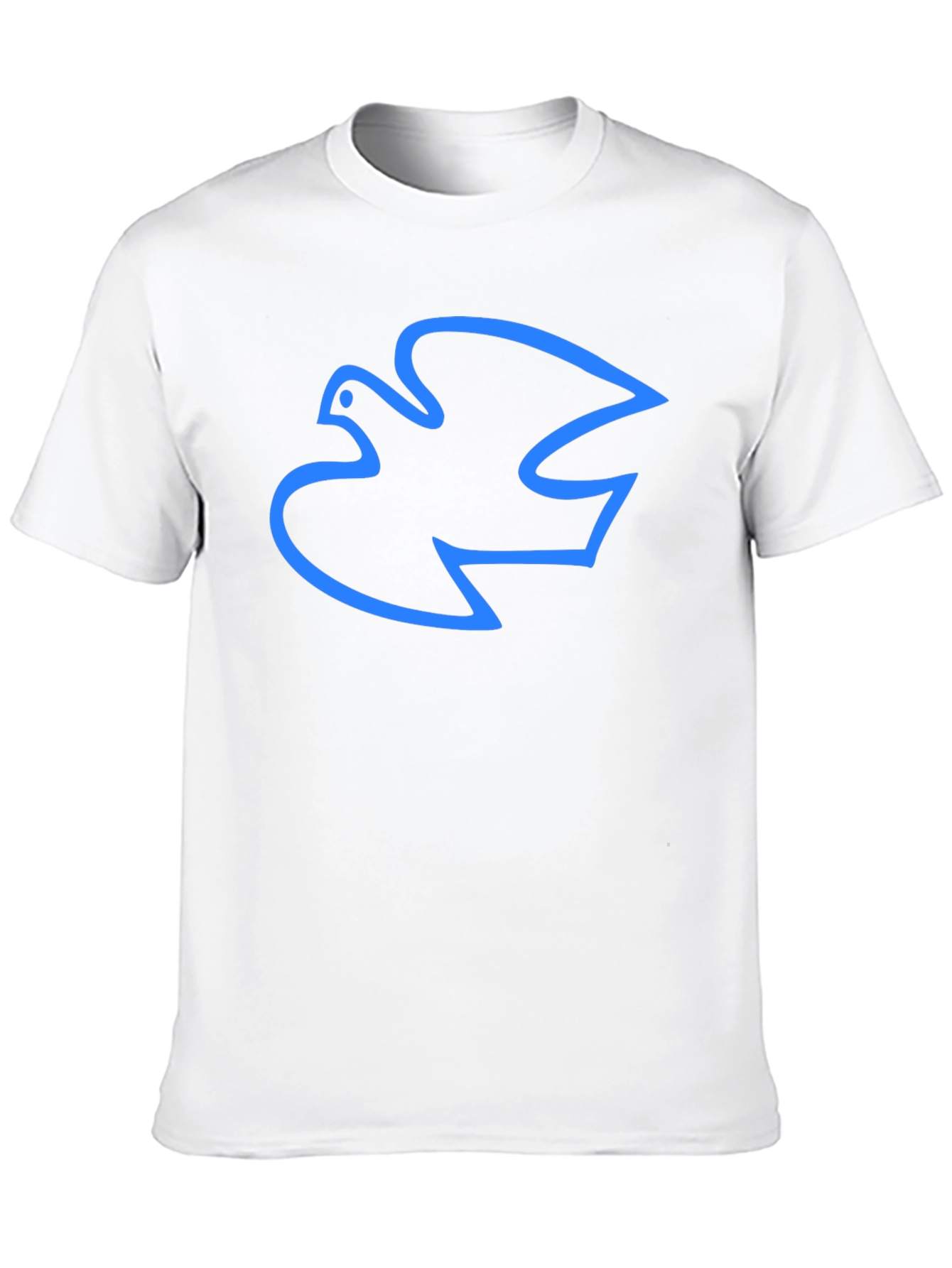 Dove Outline Graphic Black T-Shirt