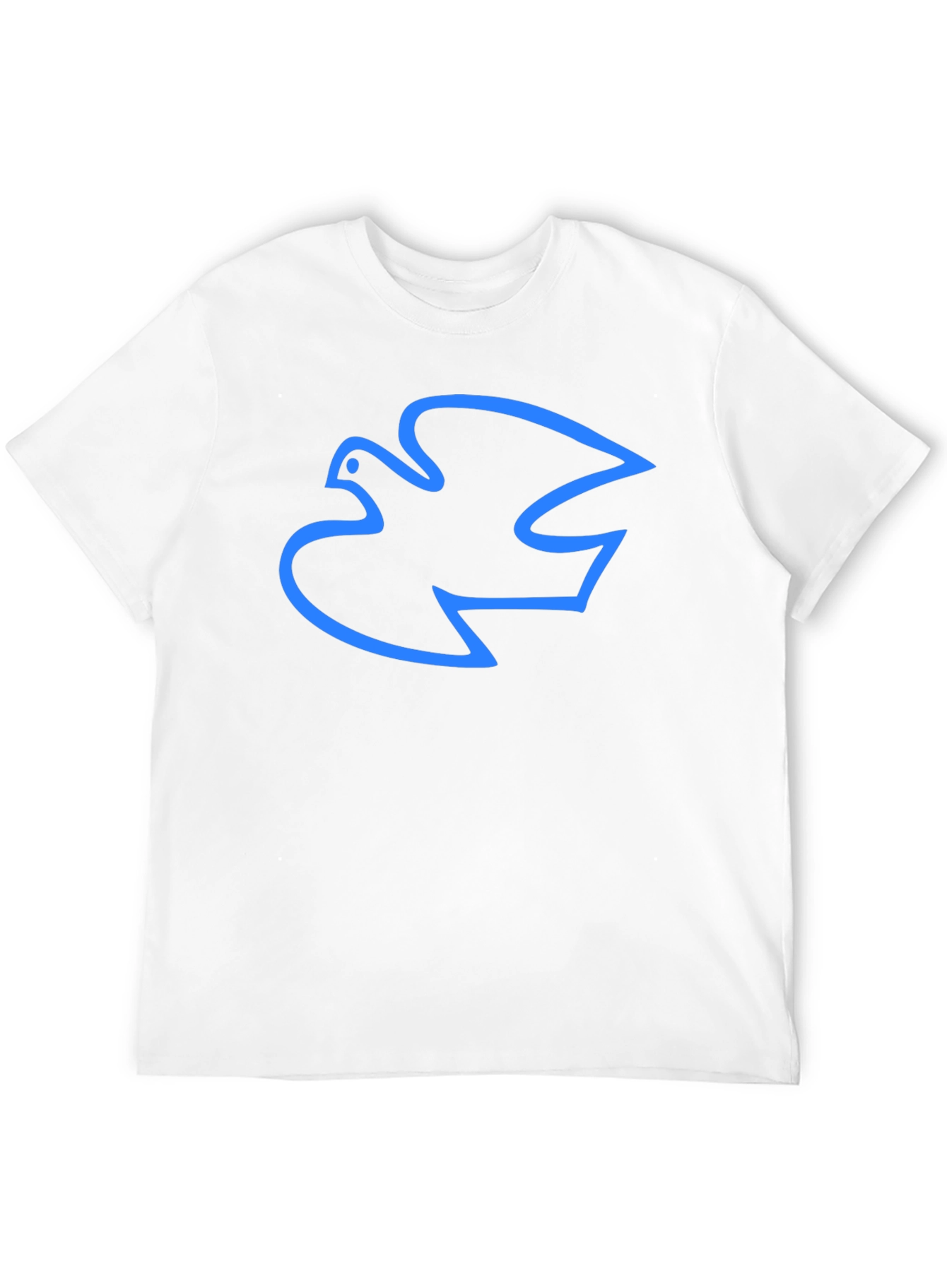 Dove Outline Graphic Black T-Shirt