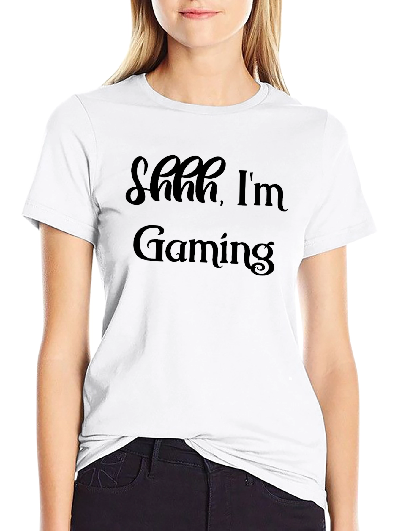 Shhh Im Gaming T-Shirt - Gamer Apparel