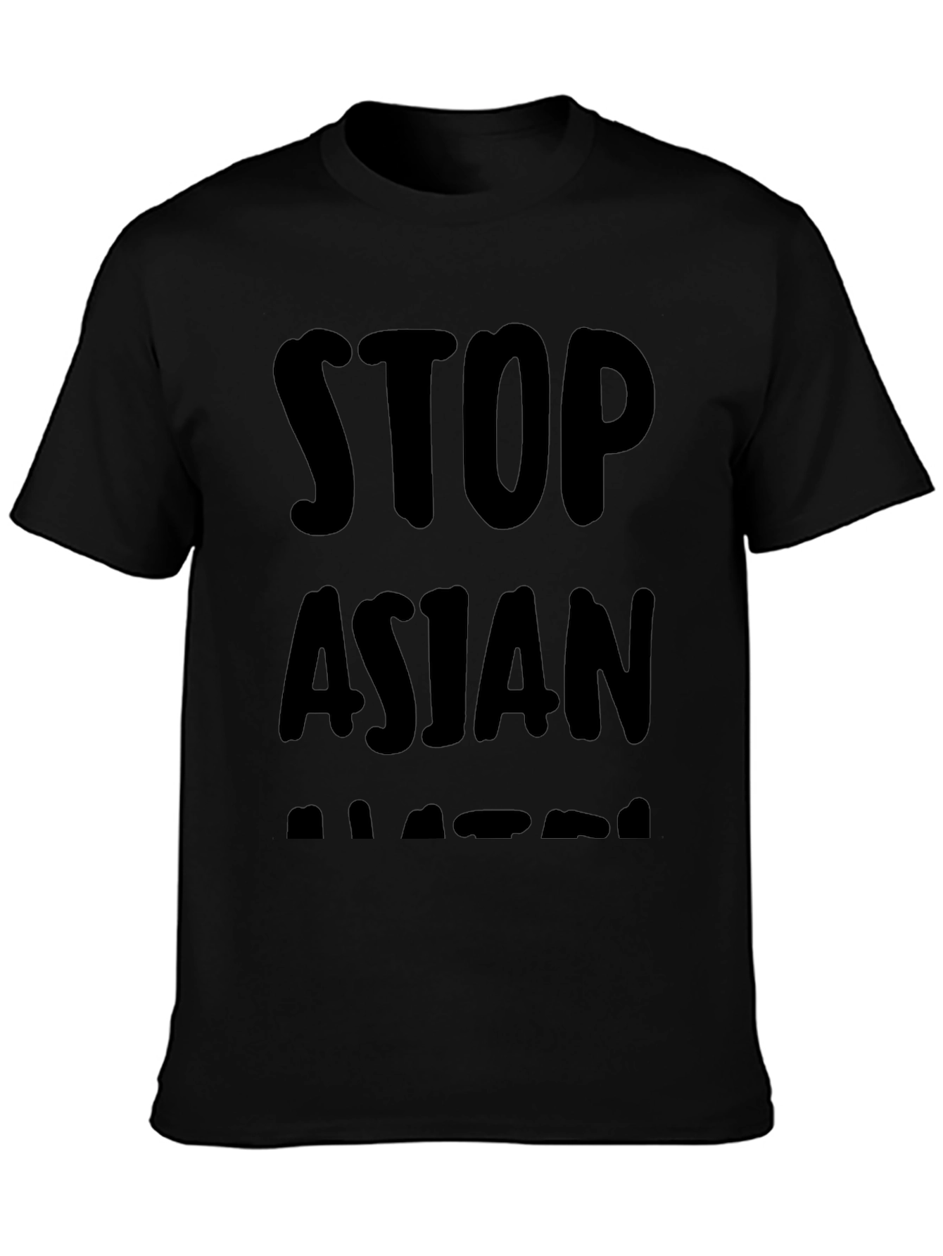 Stop Asian Hate Black T-Shirt