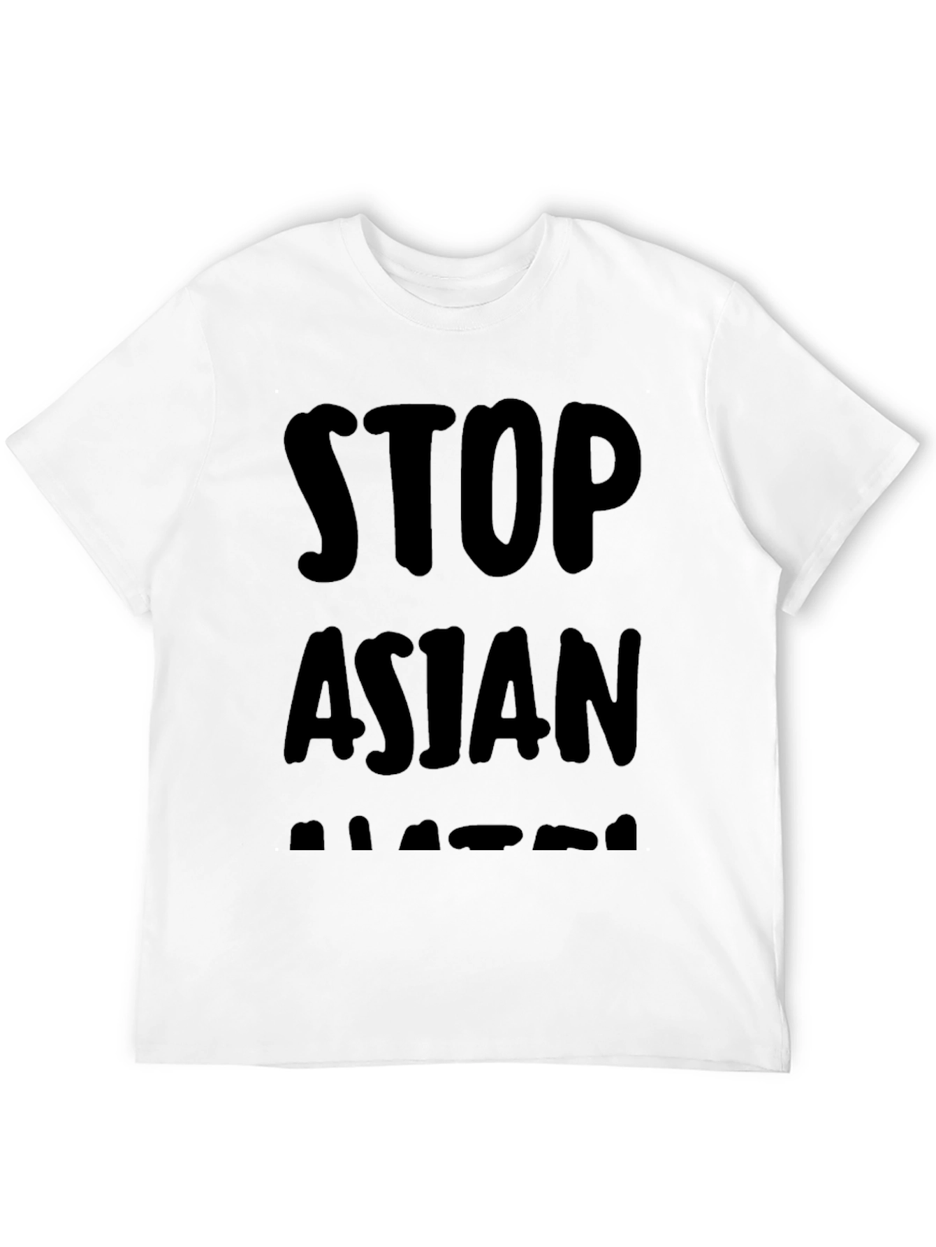 Stop Asian Hate Black T-Shirt