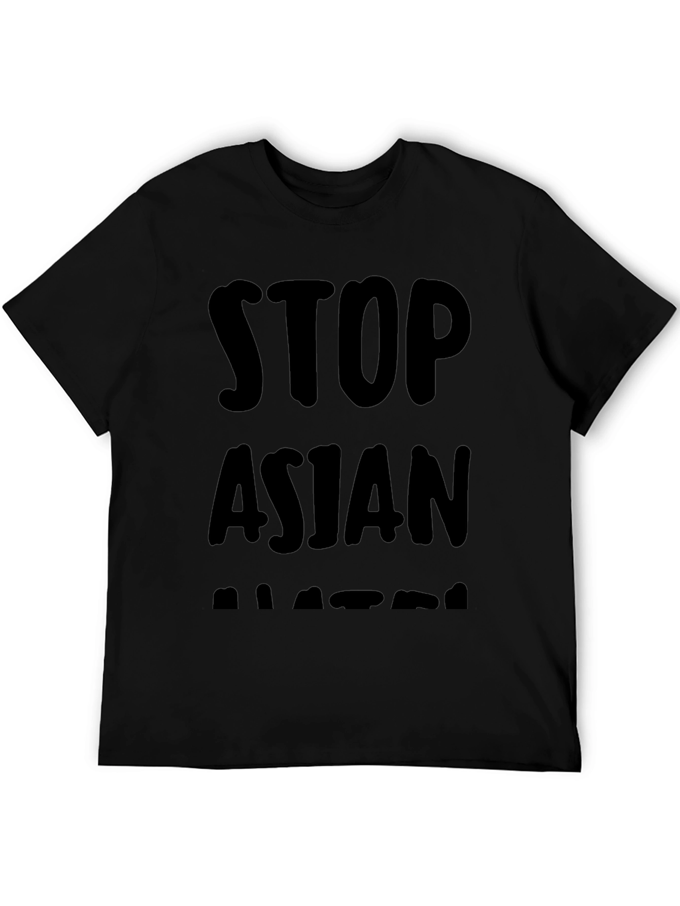 Stop Asian Hate Black T-Shirt